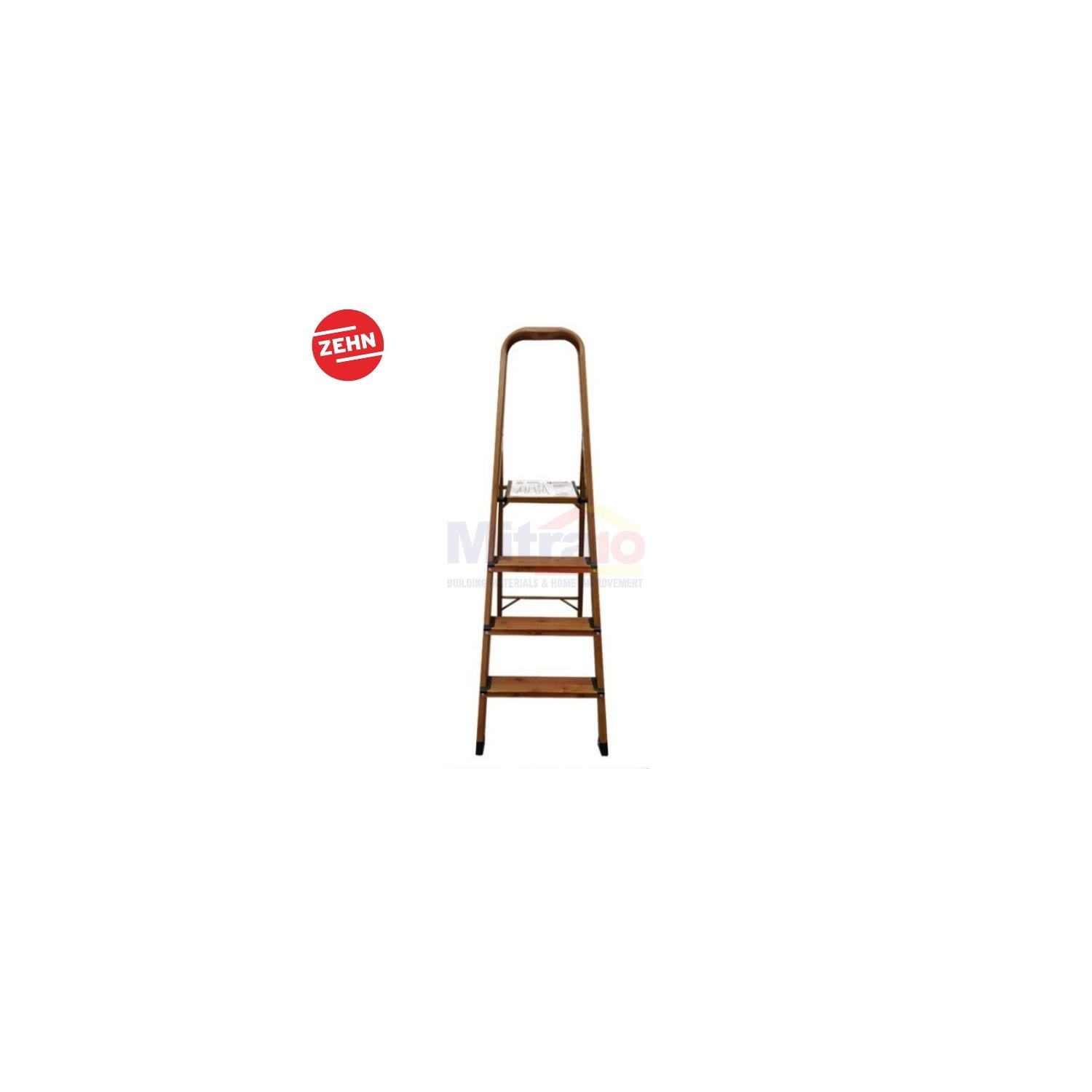 Zehn Tangga Aluminium VW-HL004 4 Step Coklat visual 2