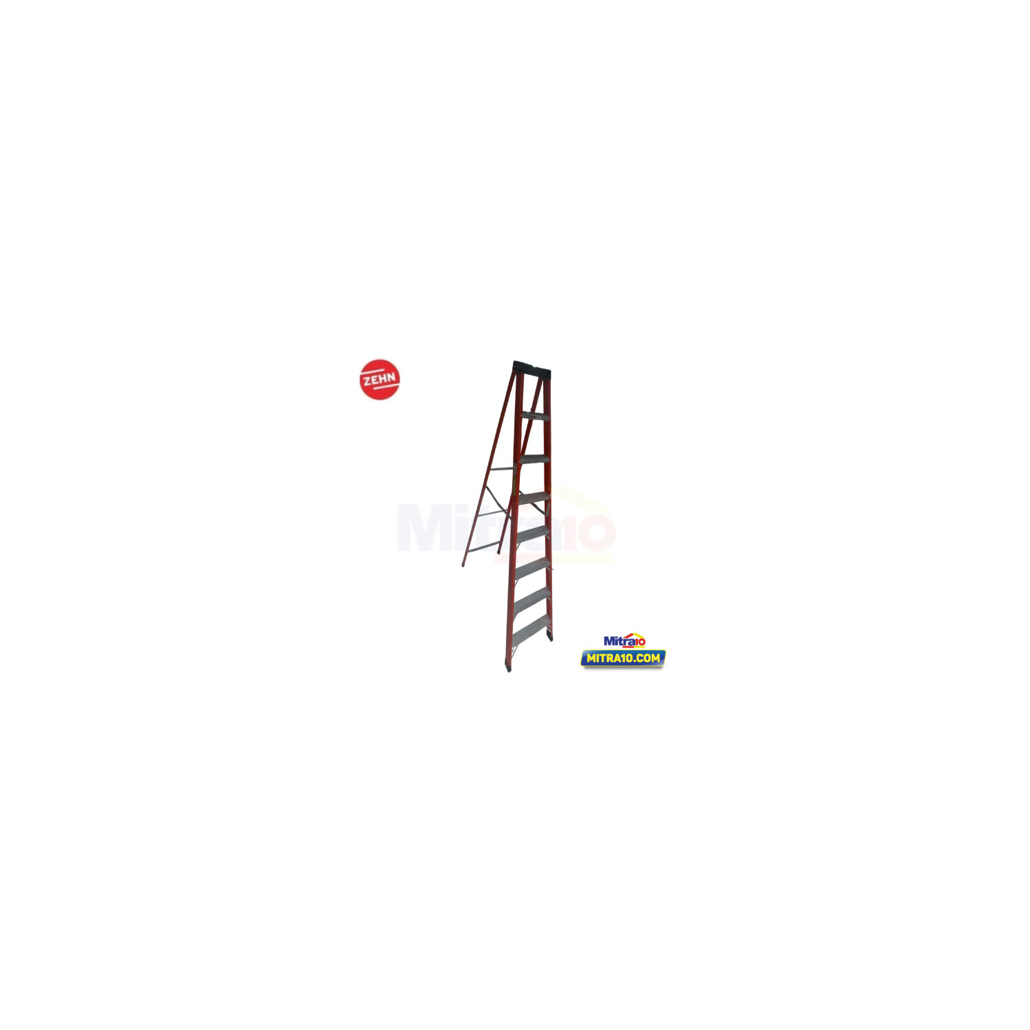 Zehn Tangga Fiberglass 8 Pijakan Q0201-8 247 cm Merah visual 2