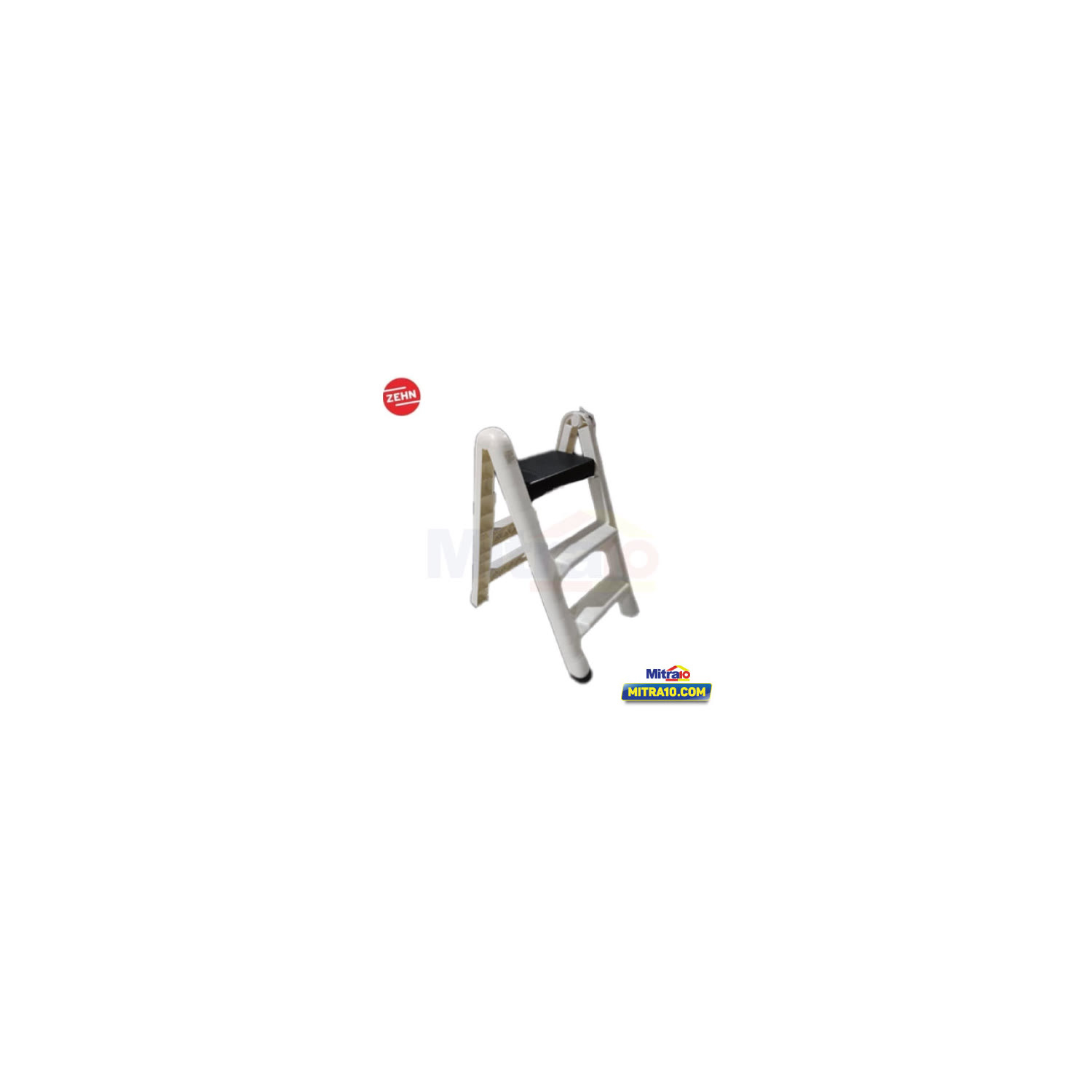 Zehn Tangga PVC 2 Step MFS-03 Warna Putih dan hitam visual 2