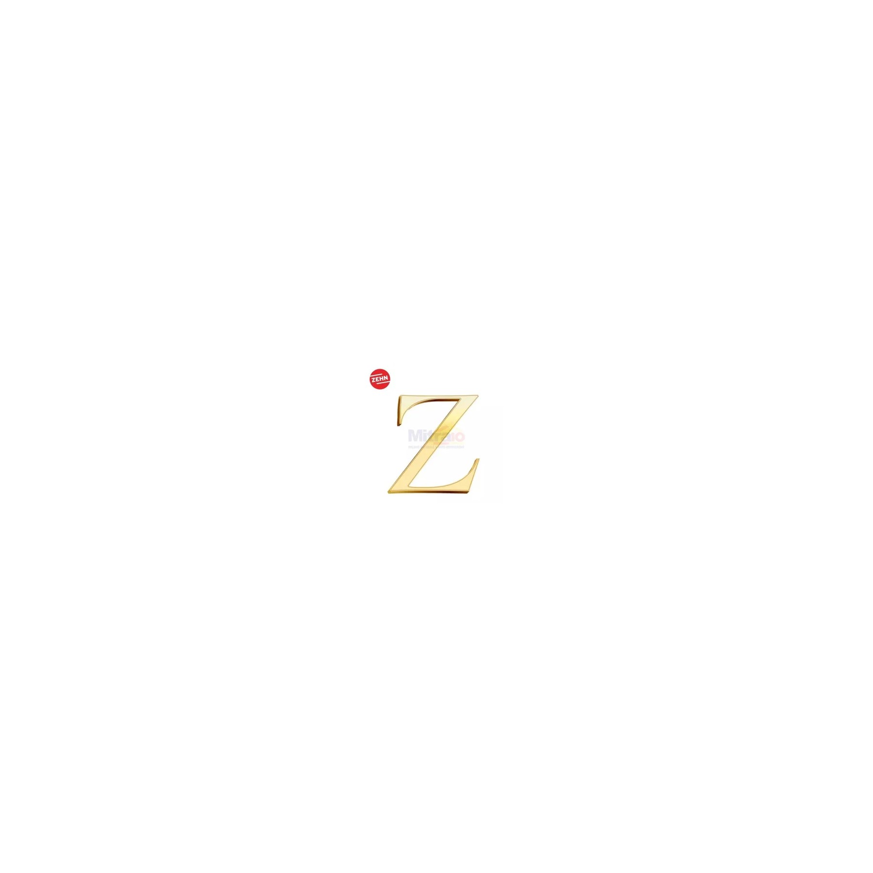 Zehn Zn-152037 10Cm Doorplate Alphabet Z visual 2