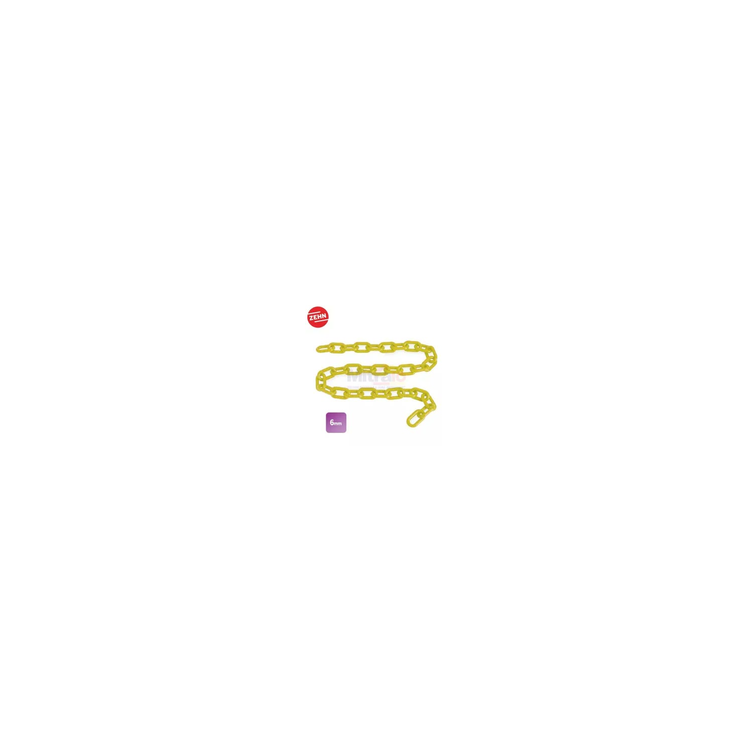 Zehn Zn150-Ts003-Y Yellow Chain 6Mm (50M/Roll) Rantai Plastik visual 2