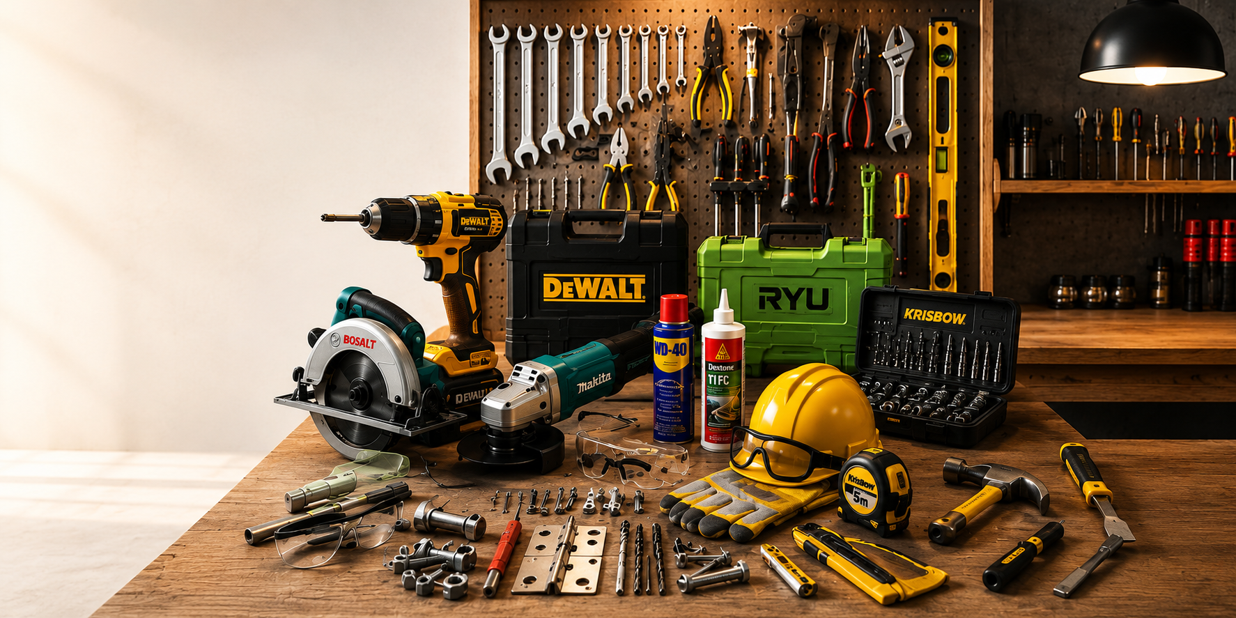 Produk Tools & Hardware dan material proyek di TB Sri Rejeki