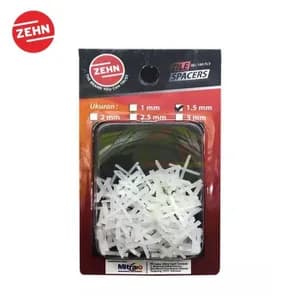 Zehn Pengatur Jarak Keramik ZN-8119-7-0.15 cm Putih (100 Pcs)