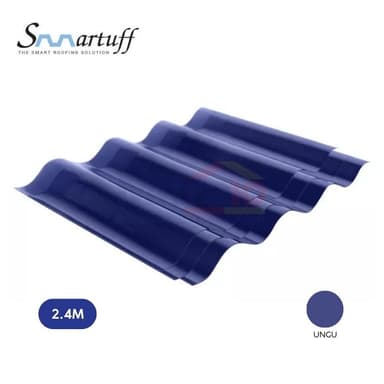 Smartuff Atap Polycarbonat Roma 2.4 m Ungu