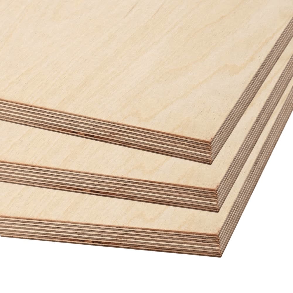 18mm Birch Plywood Throughout BB/BB 2440mm x 1220mm (8' x 4') - Pack of 22