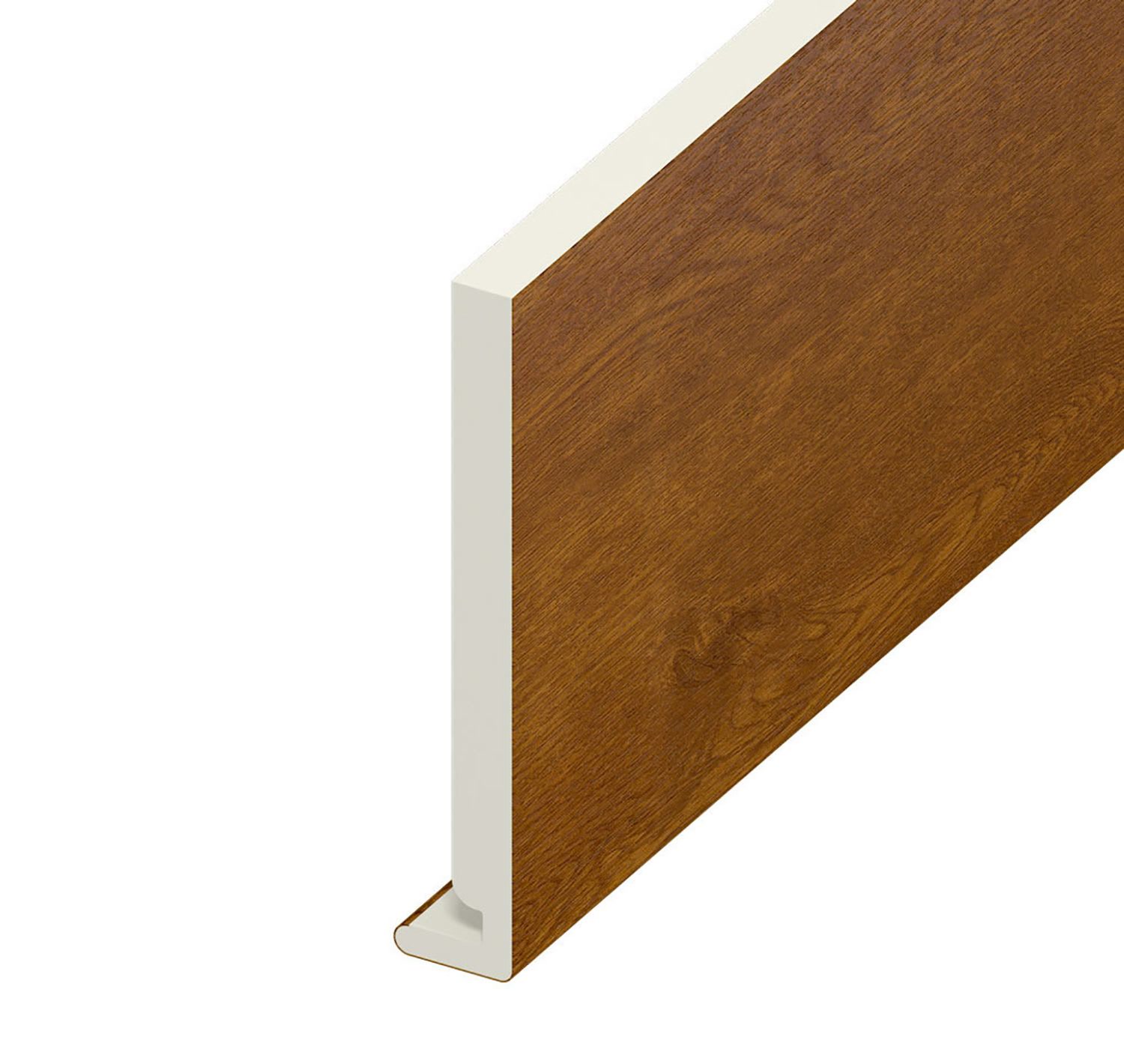 18mm Plain Golden Oak Fascia Board 175mm x 5m