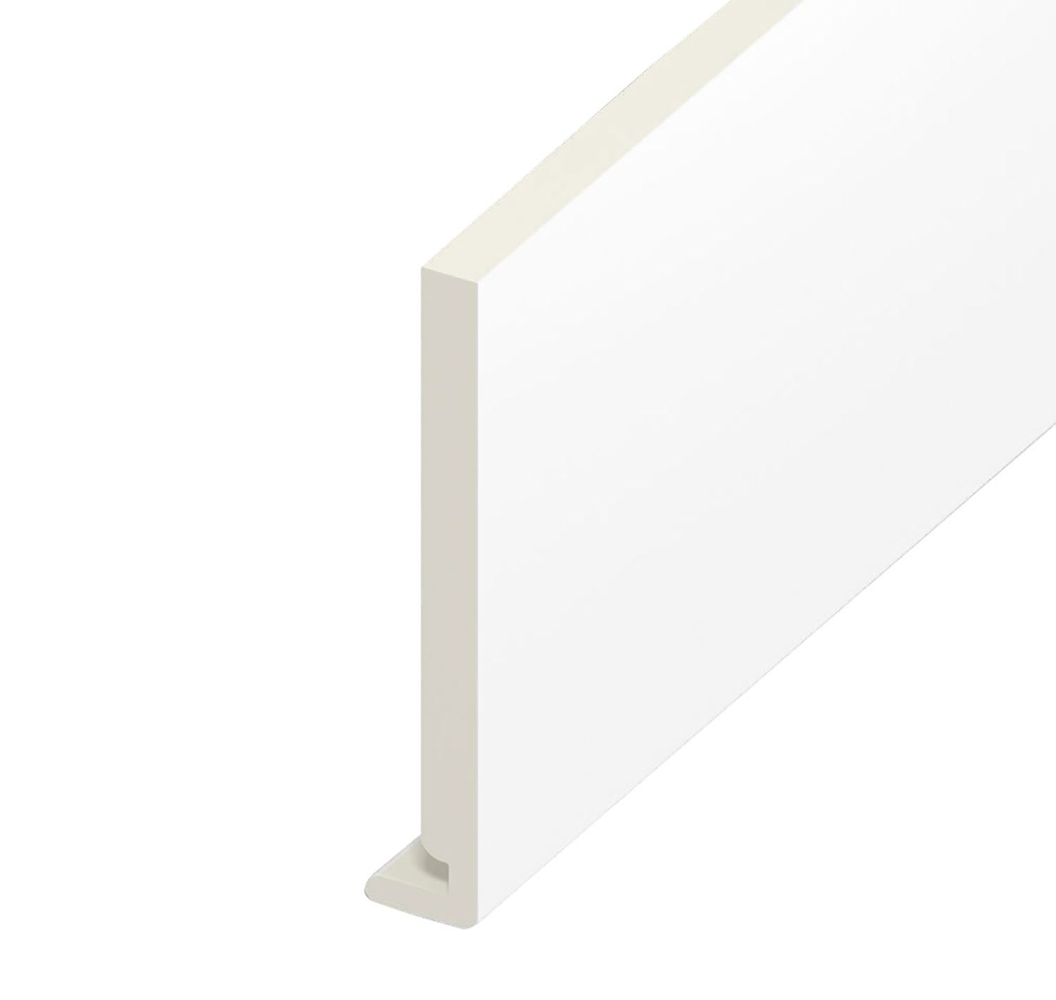 18mm Plain White Ash Fascia Board 175mm x 5m