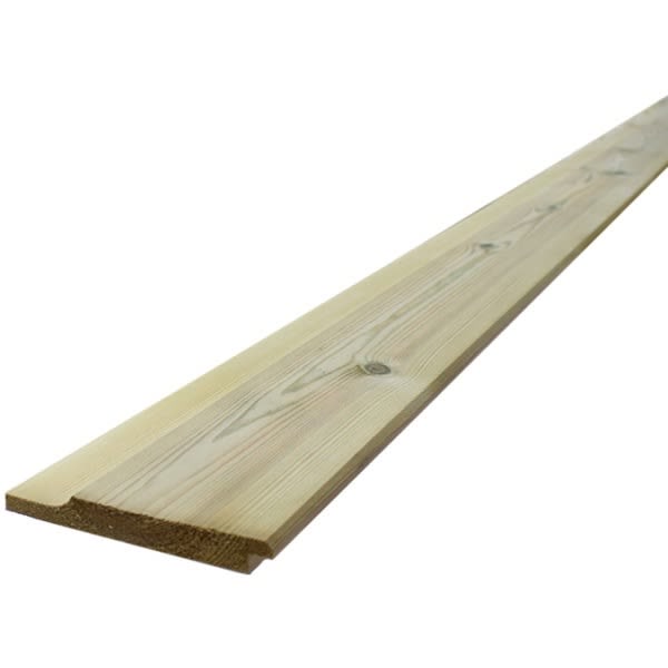 19mm x 125mm Shiplap Treated Timber Cladding (Finish 14mm x 119mm) - 1 Metre