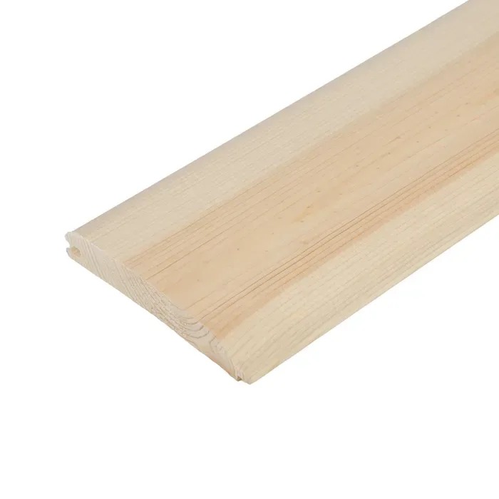 25mm x 125mm T&G Loglap Cladding (Finish 20mm x 117mm) - 1 Metre