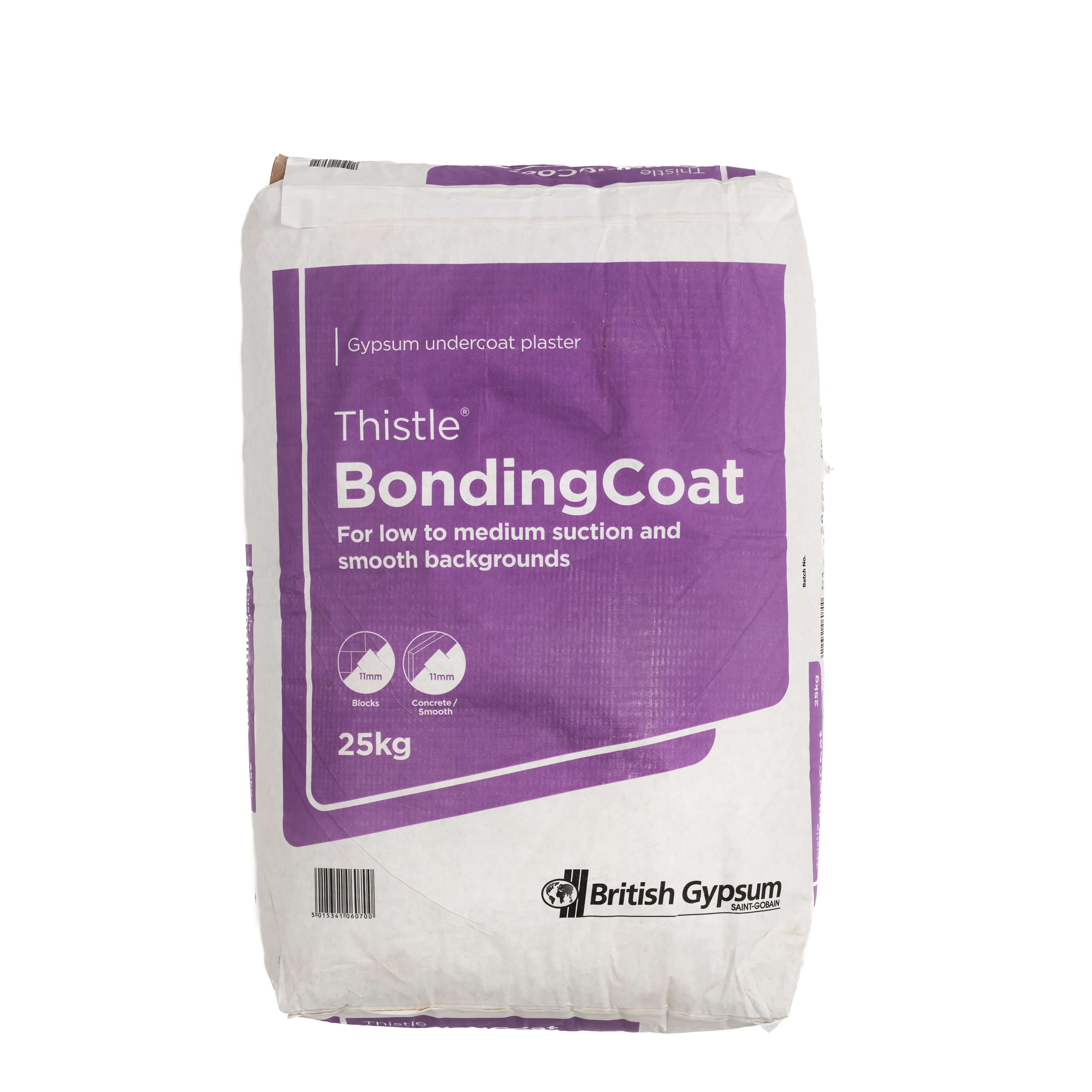 British Gypsum Thistle Bonding Coat Plaster 25 kg
