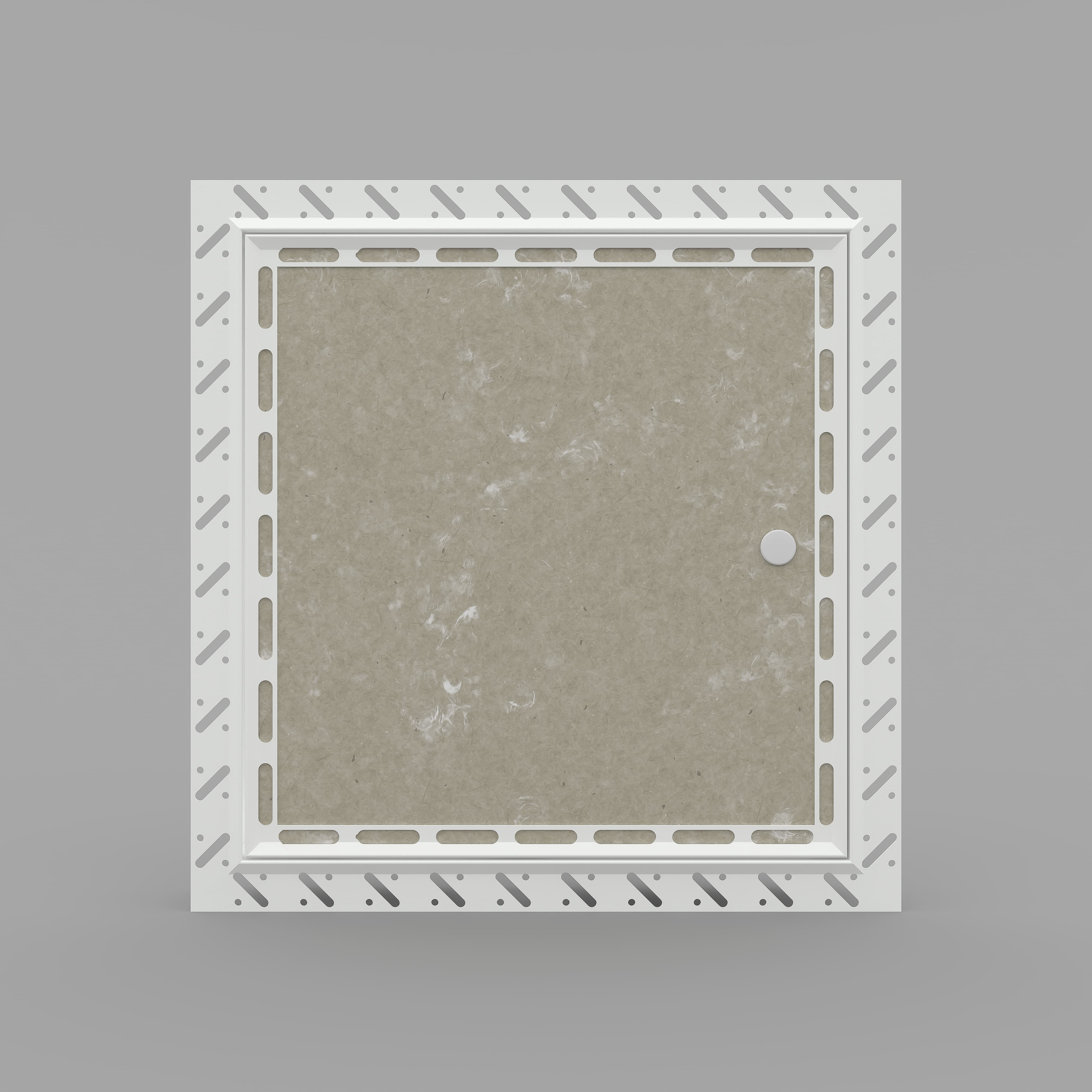 Non-Fire Rated White Beaded Frame Plasterboard Access Panel 600mm x 300mm