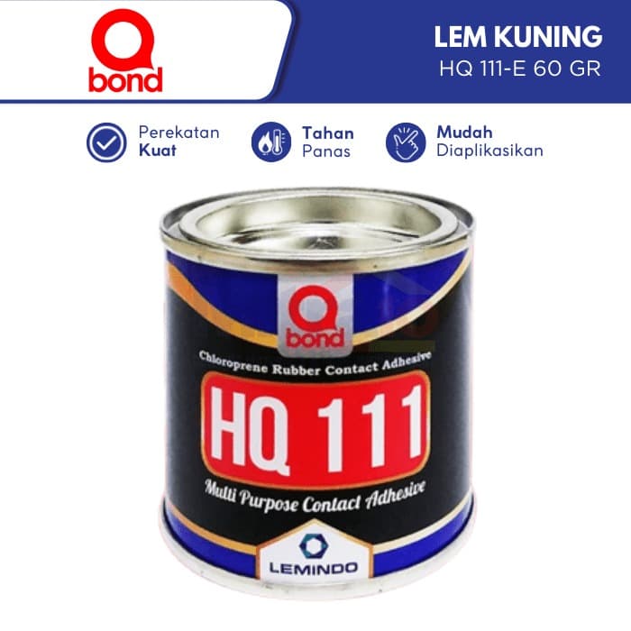 Q-Bond Lem Kuning Serbaguna HQ 111-E 60 Gram