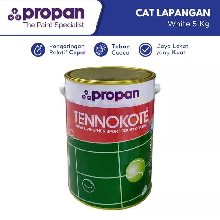 Tennokote Cat Lapangan Olahraga TNK-1000WA White 5 Kg
