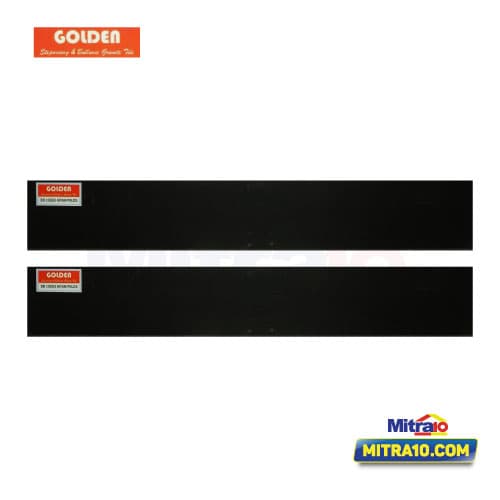 Golden Granite BN-10603 10 × 60 cm Hitam Polos Polish