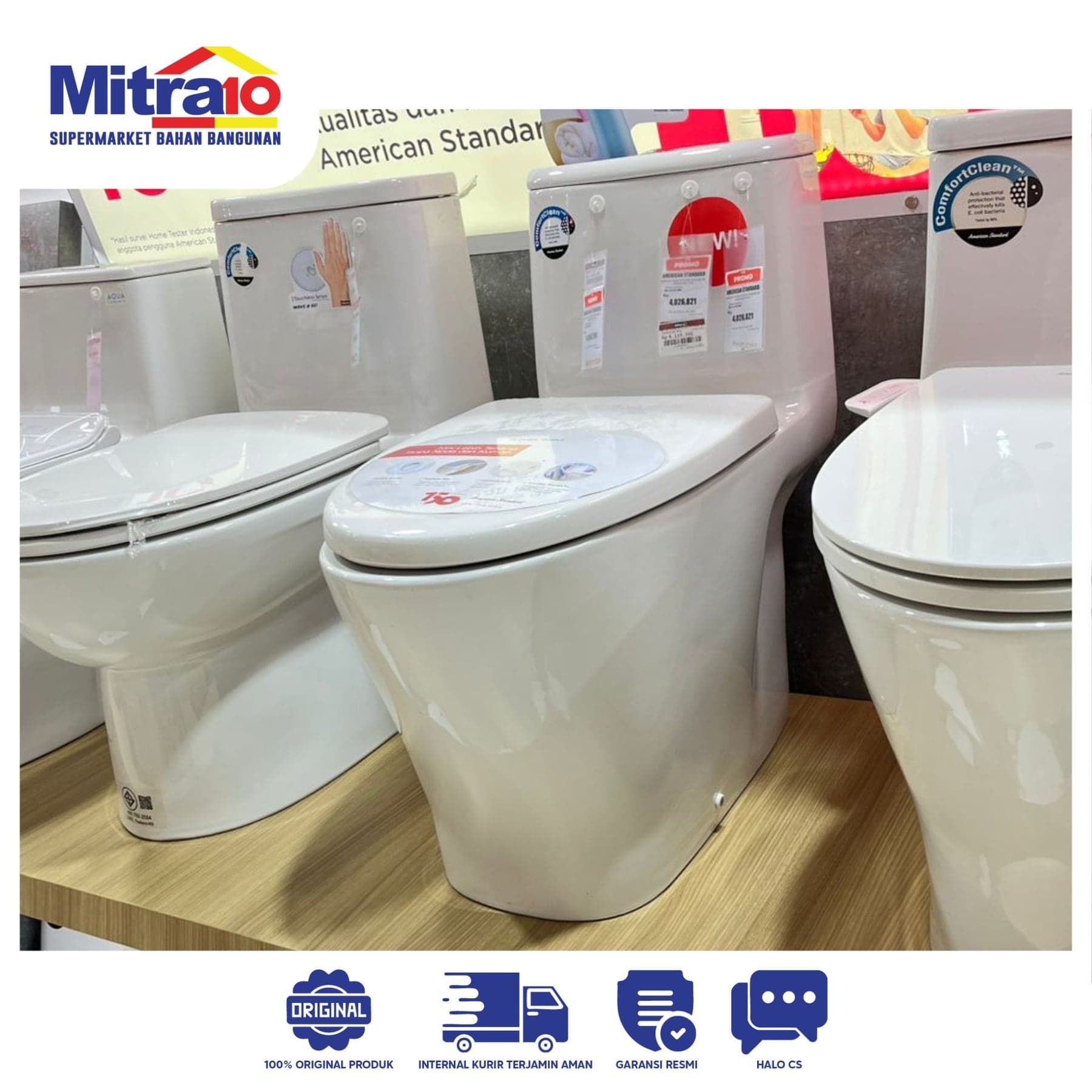 Amastad Closet Duduk Mbidet Loven OP RI230 DF 1060910200 TP 13 Putih