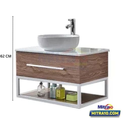 Ceramax Kabinet Dengan Wastafel Kamar Mandi Athan Series PSPVC611 (Set)