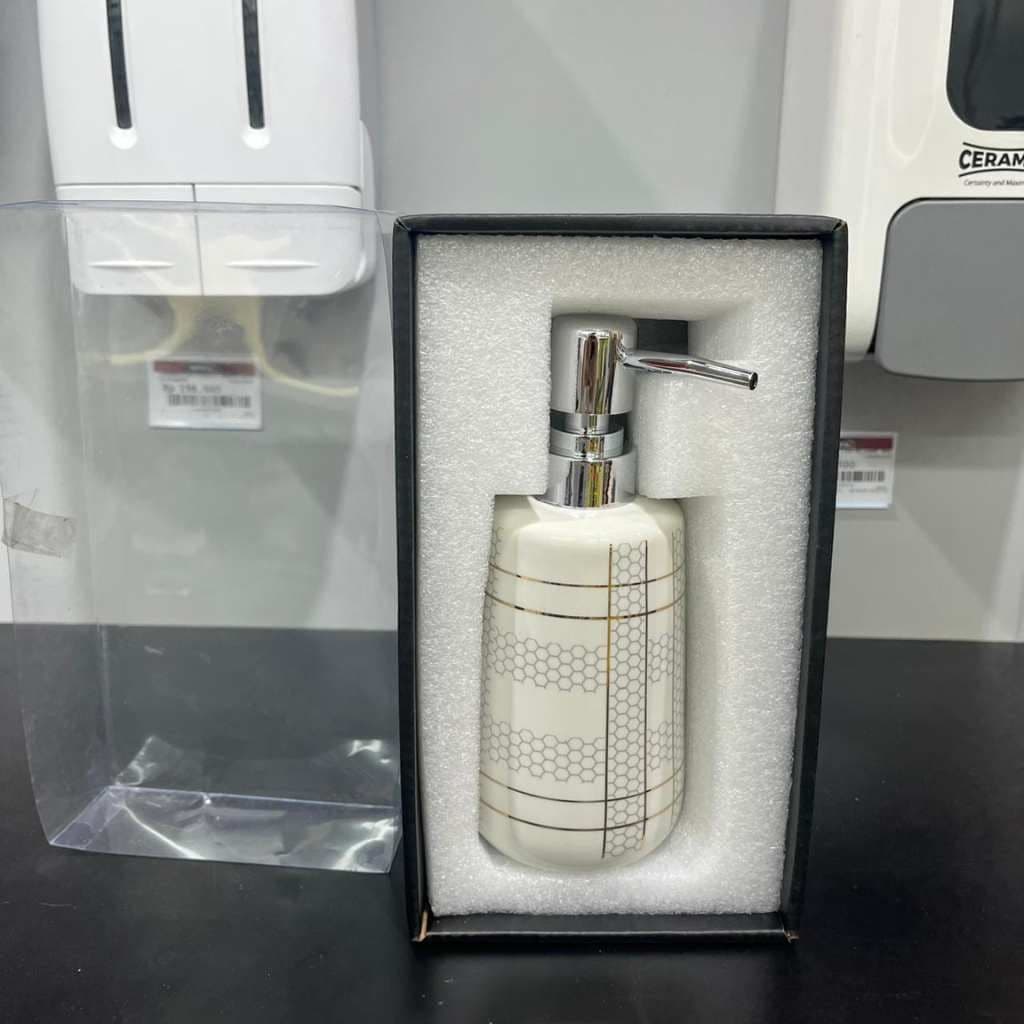 Ceramax Tempat Lotion Bath Aksesoris CR Nara JY231475-A Putih