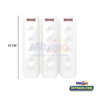 Ceramax Tempat sabun cair HSD-F7016-3 800 Ml Putih
