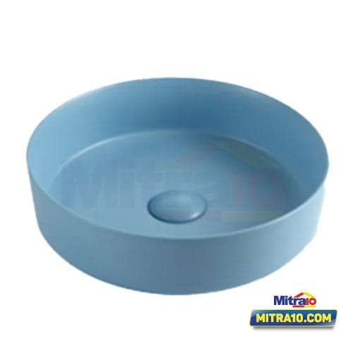Ceramax Wastafel Atas Meja Monaco H-308 ABV Matt Blue