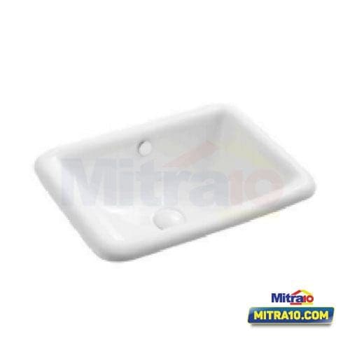 Ceramax Wastafel Atas Meja Napoli H-704 ABV Putih
