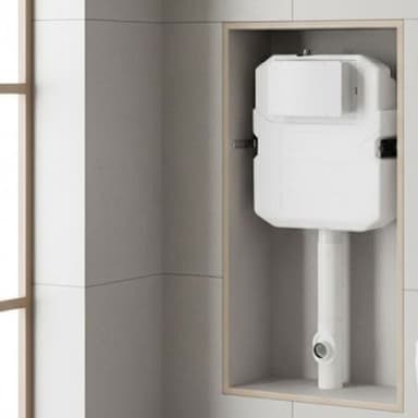 Water Tank Floorstanding Ceramax K130-D01 + Flush Plate