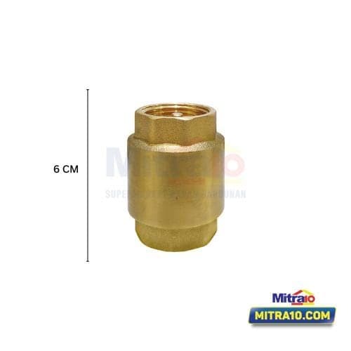 Fluid Tusen Klep Kuningan YD-CV-01 3/4 Inch 5cmx 5cm x 6cm Kuningan