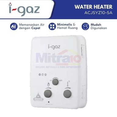 I-Gaz Water Heater ACJSYZ10-5A 5 L Putih