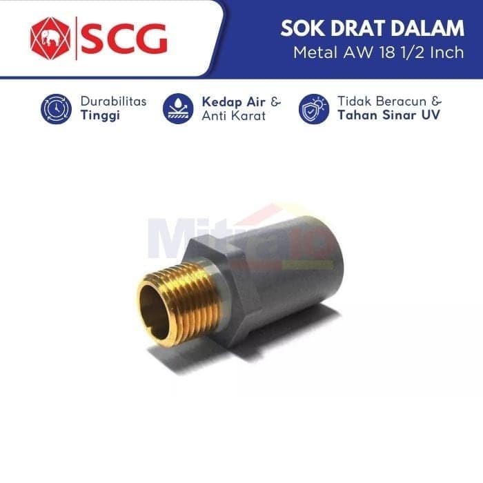 Scg Sok Drat Luar Metal Aw 18 1/2 Inch
