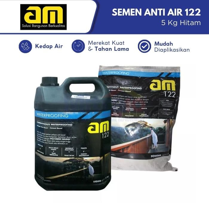 Am Semen Pelapis Anti Air 122 5 Kg Hitam