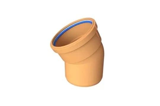 110mm Drainage Bend Single Socket 30 Degree