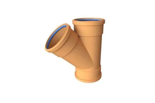 110mm Drainage Equal Junction Triple Socket 45 Degree