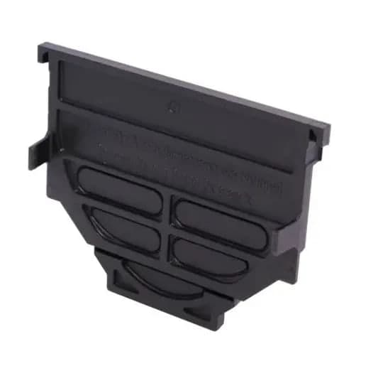 125mm Aco Raindrain / HexDrain Closing End Cap Black