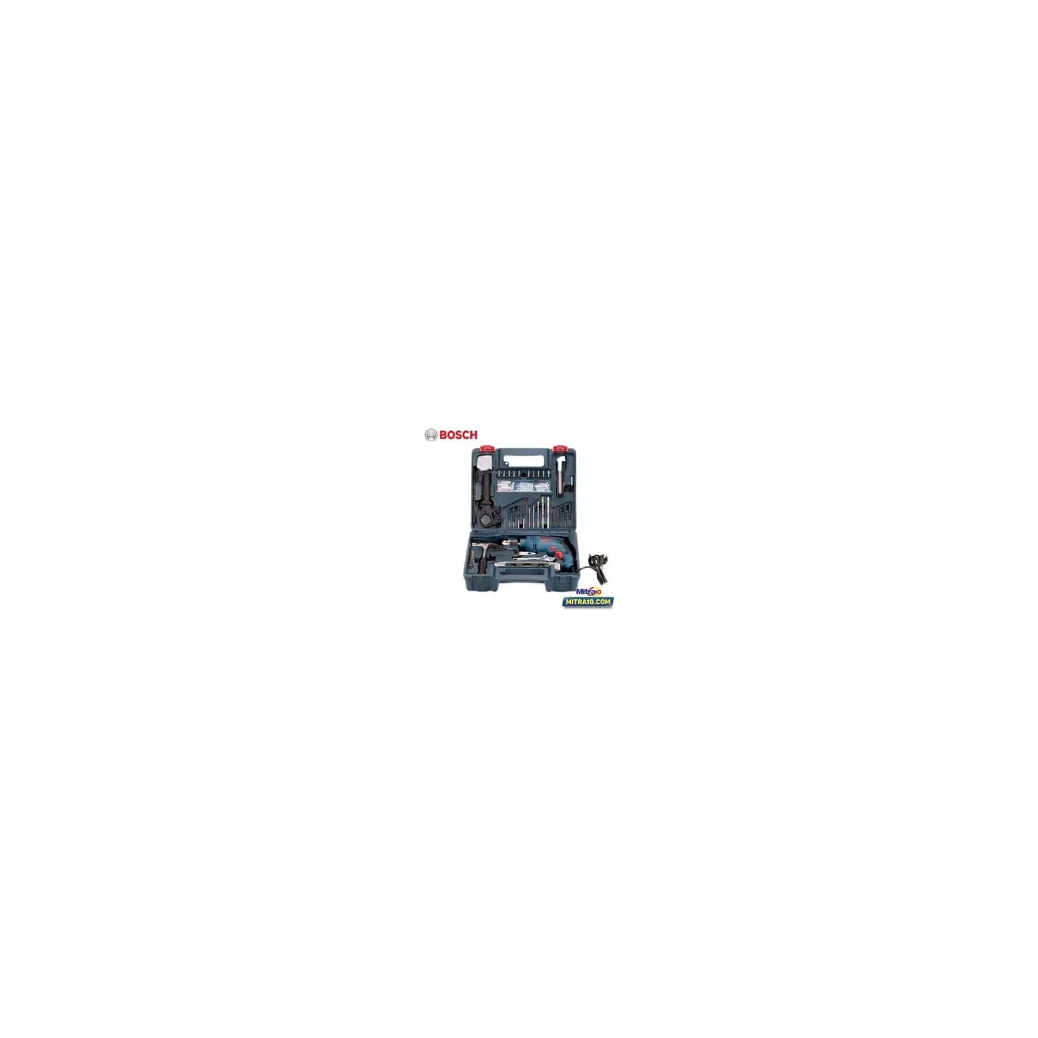 Bosch 1 Set Mesin Bor Tools Box 06012271K3 GSB 13 RE 1.3 cm