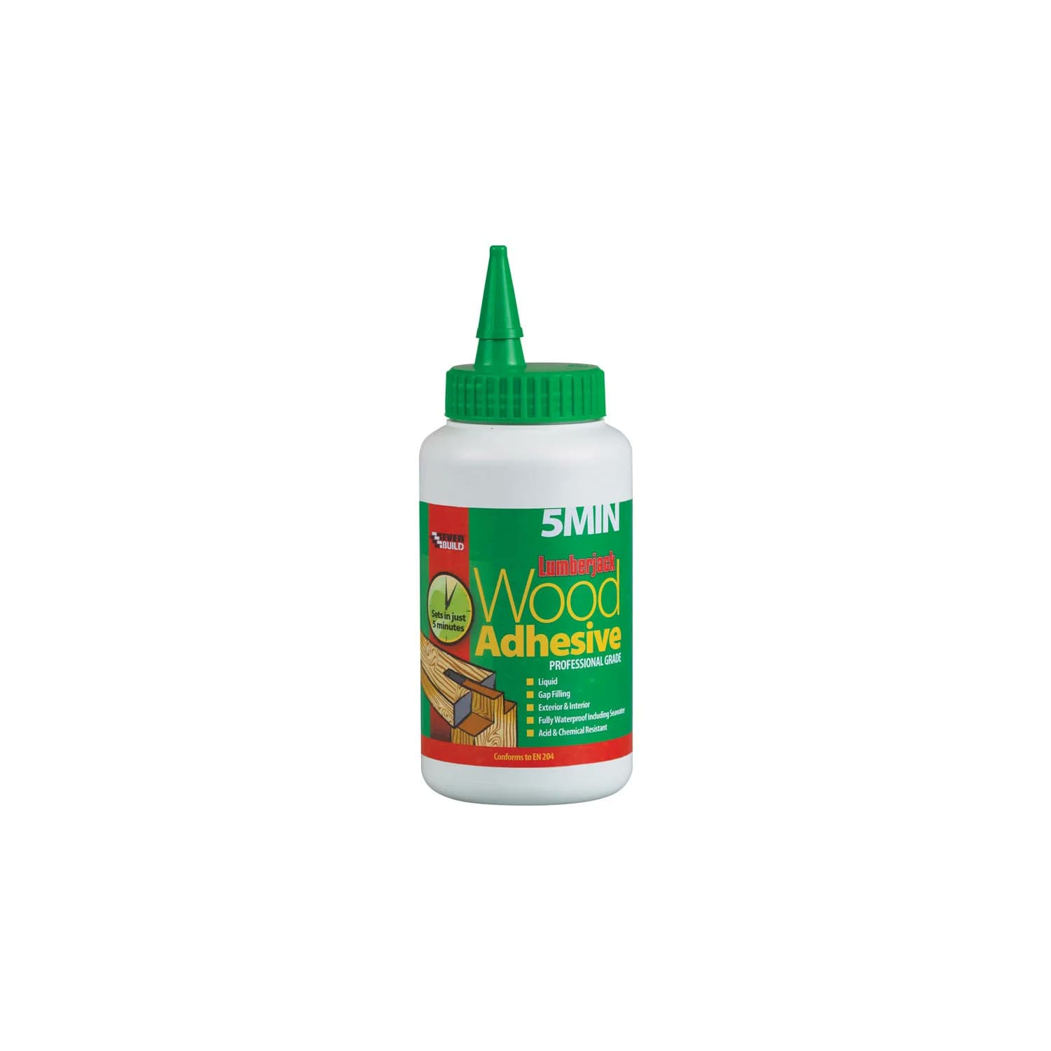 Everbuild 5 Minute Polyurethane Wood Glue 750g