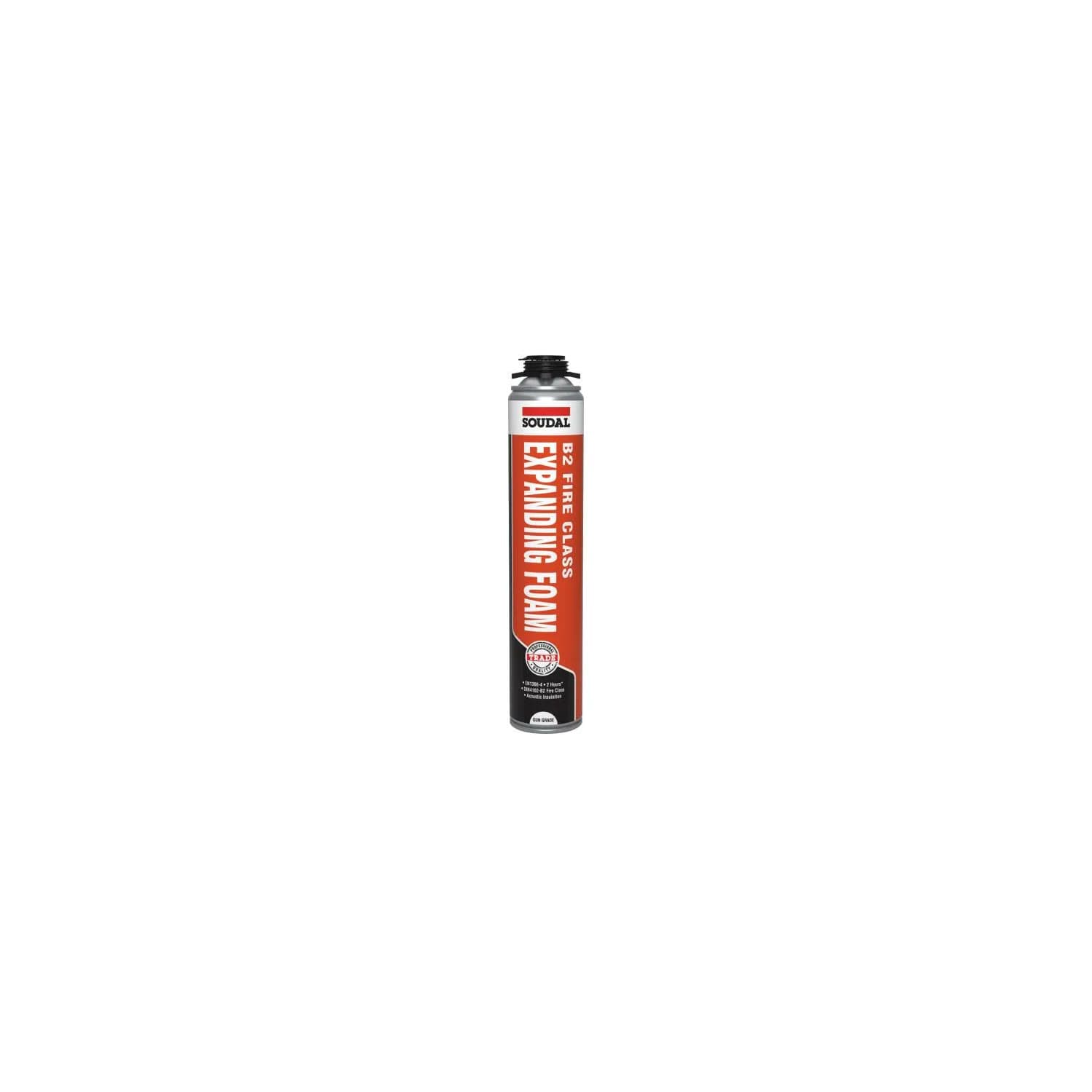 Soudal B2 Fire Rated Expanding Foam Gun Grade 750ml