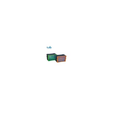 Tidy Kotak Laci Kecil Penyimpan Accesories Perkakas G-1507 10 Inch Orange