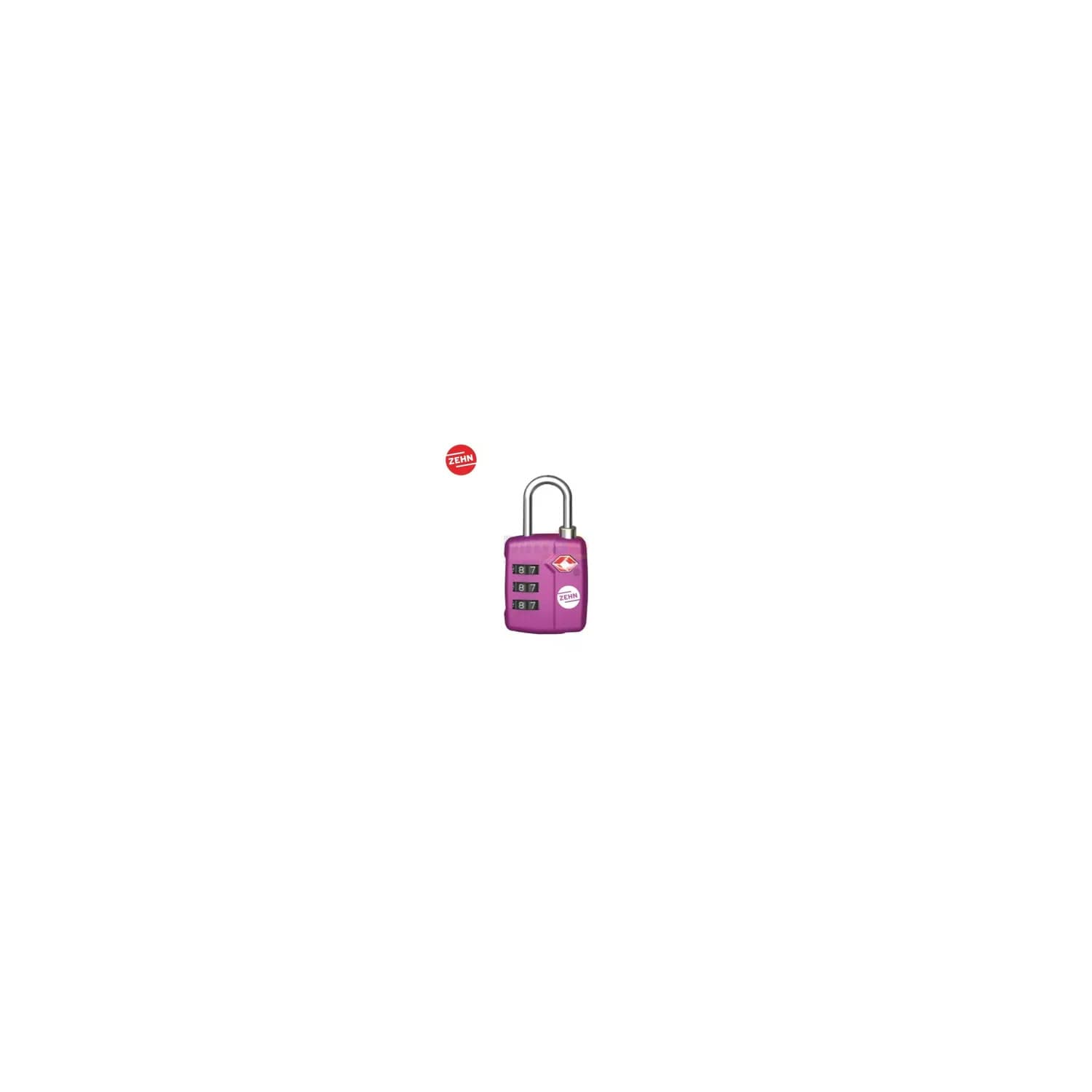 Zehn Gembok 20989Pk 23Mm Pink Tsa Combo Padlock