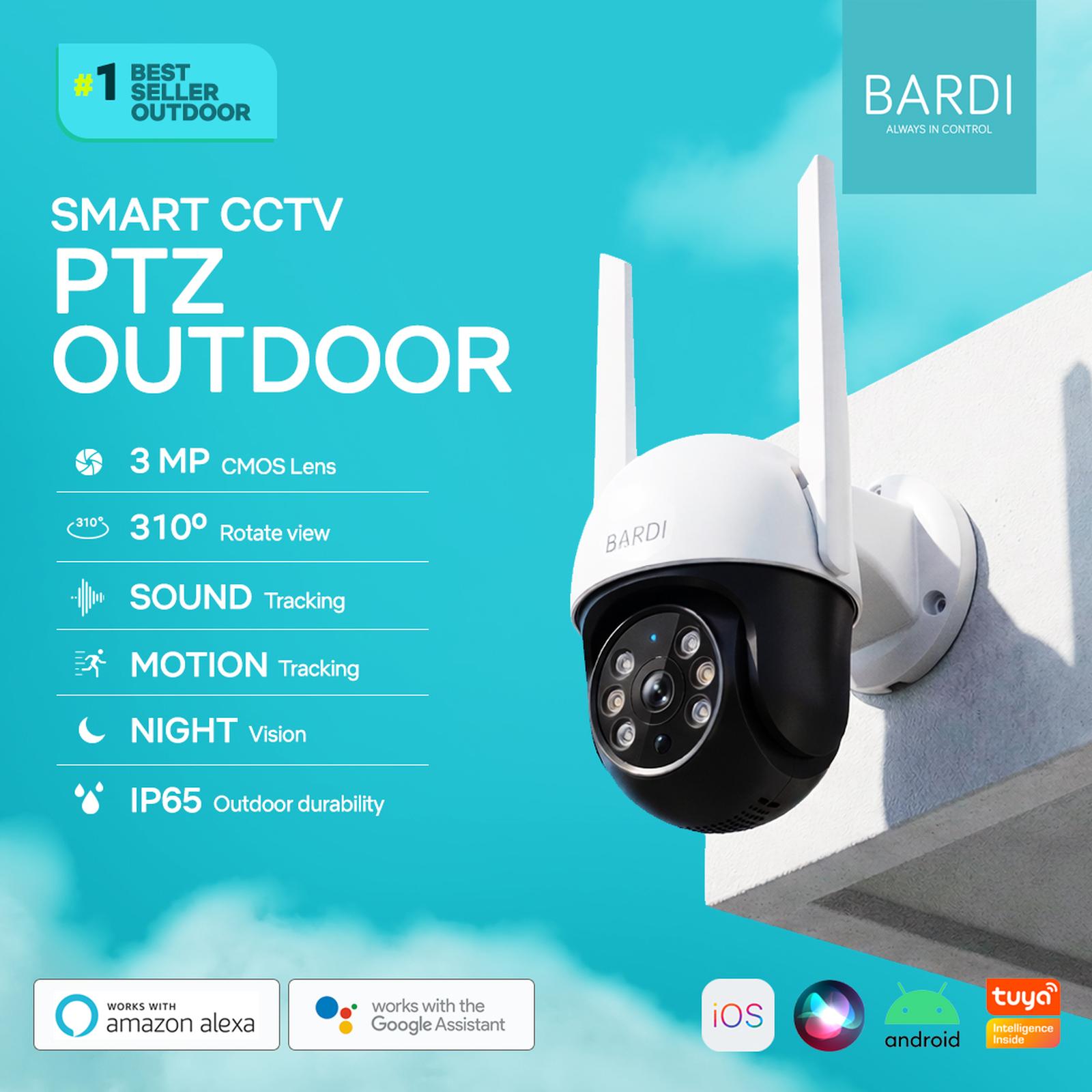 BARDI Bundling Smart IP Camera CCTV Outdoor PTZ TPD + Micro SD Kamera CCTV Wifi - IP Camera only