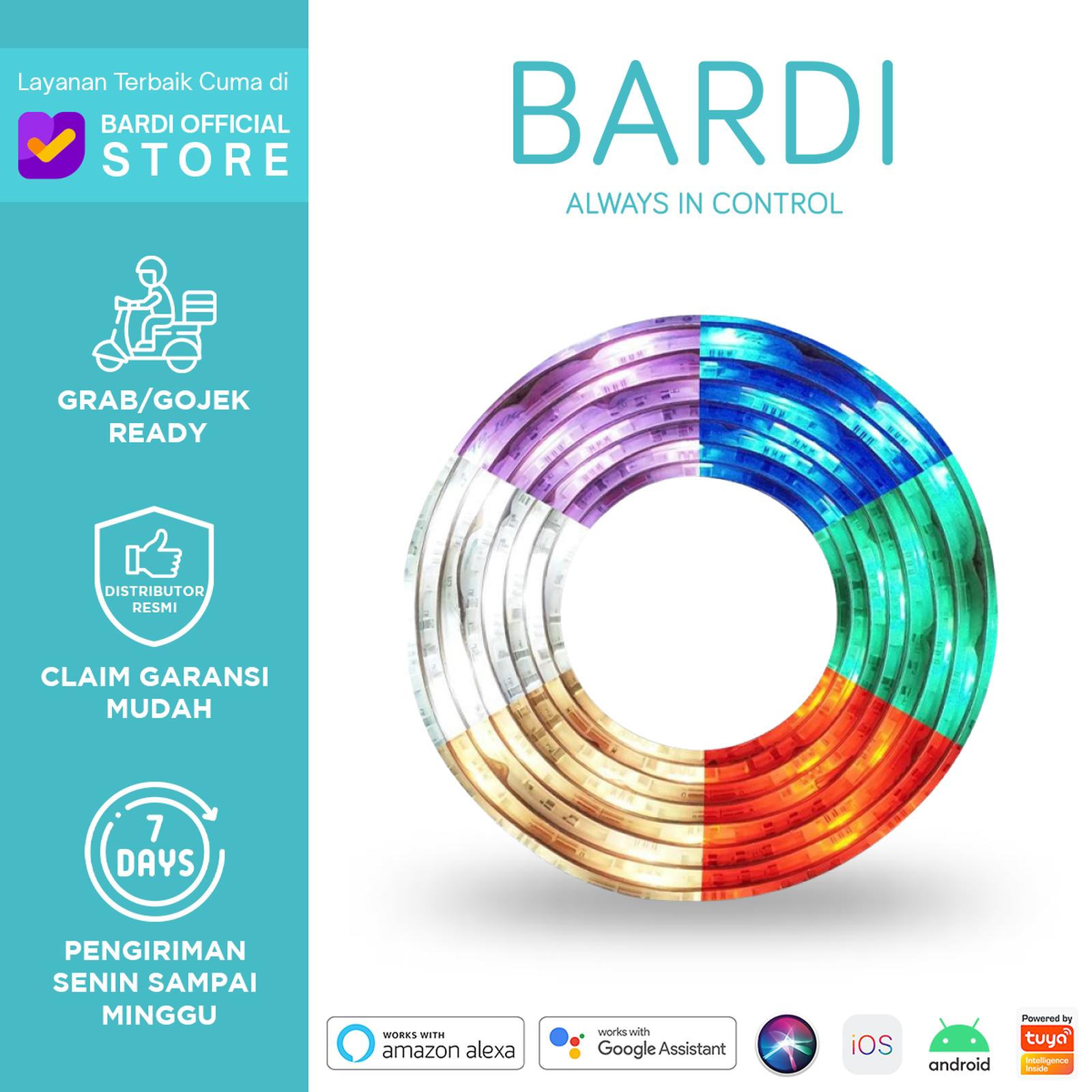 BARDI Lampu LED Strip RGBWW Wifi 2m Smart LED Strip