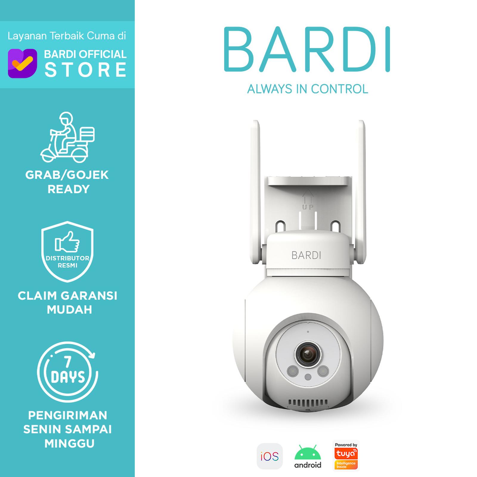 BARDI Smart IP Camera Outdoor PTZ with Cloud SIM CCTV Tanpa WiFi - IP Cam Only