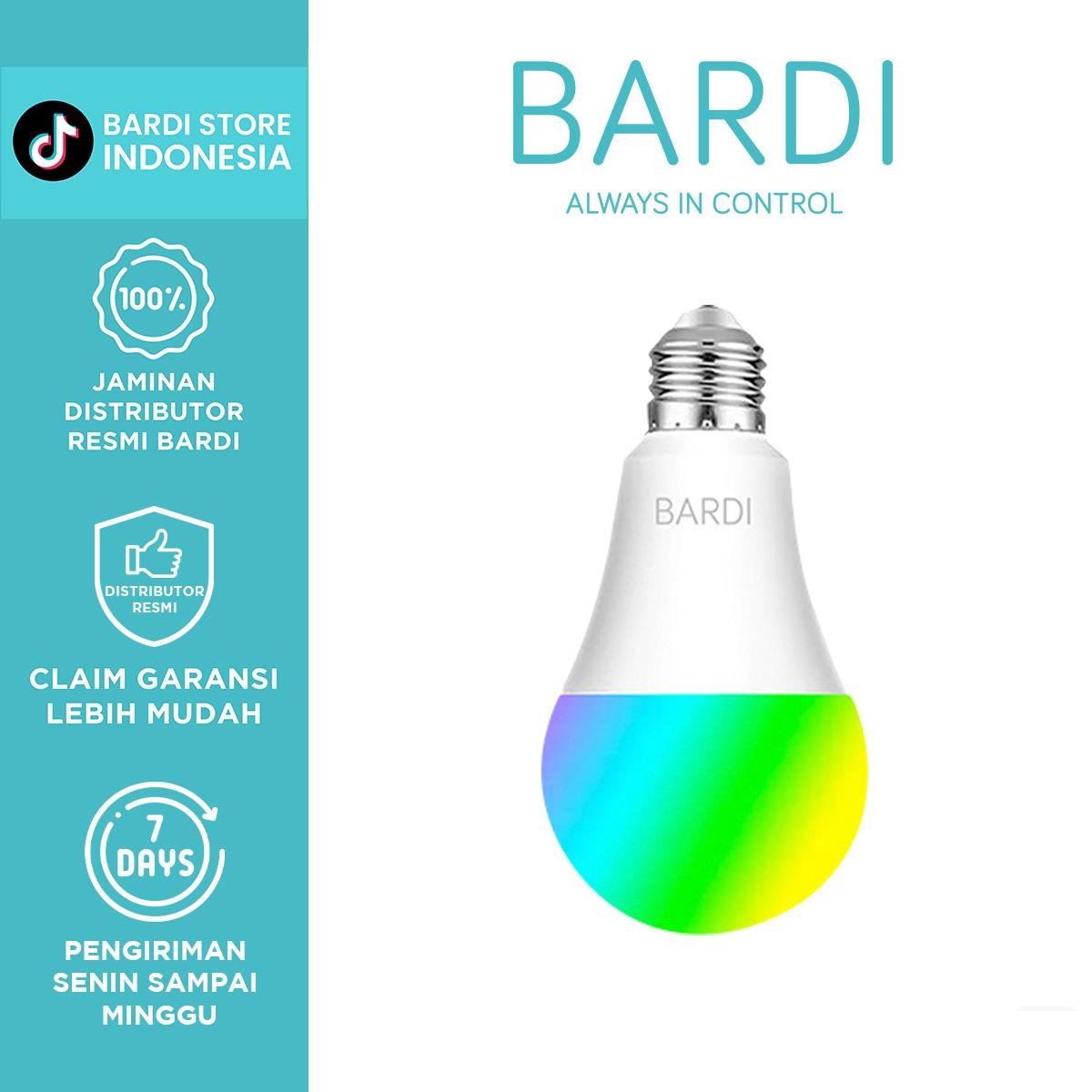 BARDI Smart LED Light Bulb RGBWW 9W Wifi Wireless IoT Home Automation - 1 PCS