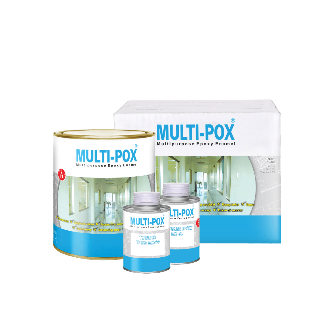 Propan Cat Kayu Dan Besi Multi-Pox MX-99 Black 1 L