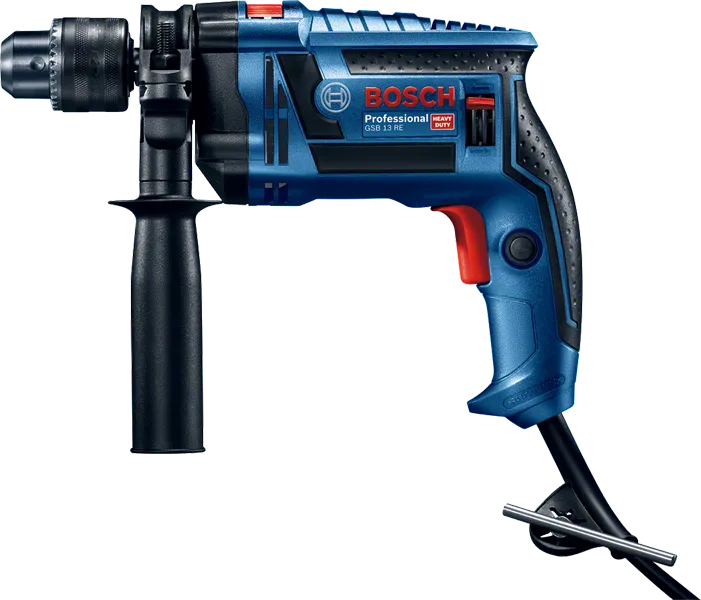 Bosch 1 Set Mesin Bor Tools Box 06012271K3 GSB 13 RE 1.3 cm
