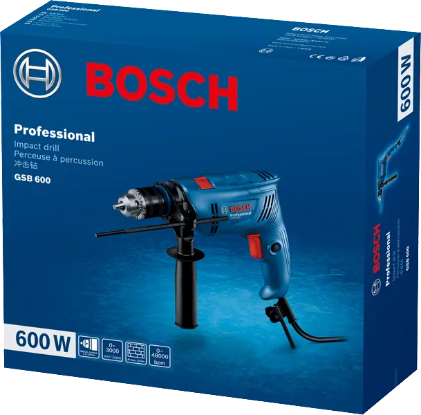 Bosch Impact Drill 06011A03K0 GSB 600 13MM