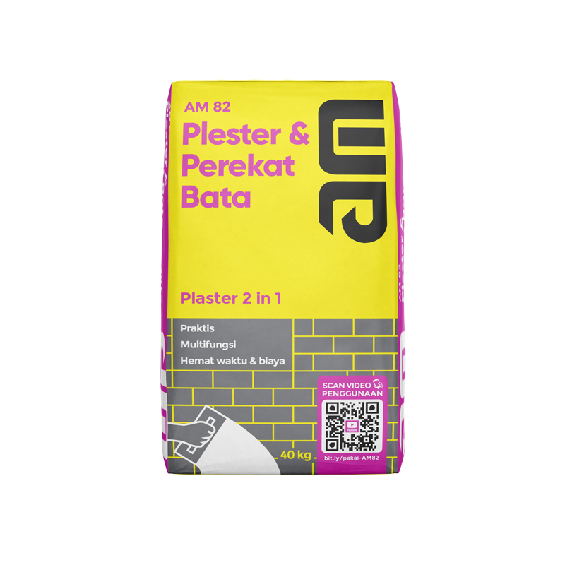 AM Plaster dan Perekat Bata AM 82 2IN1 40 Kg