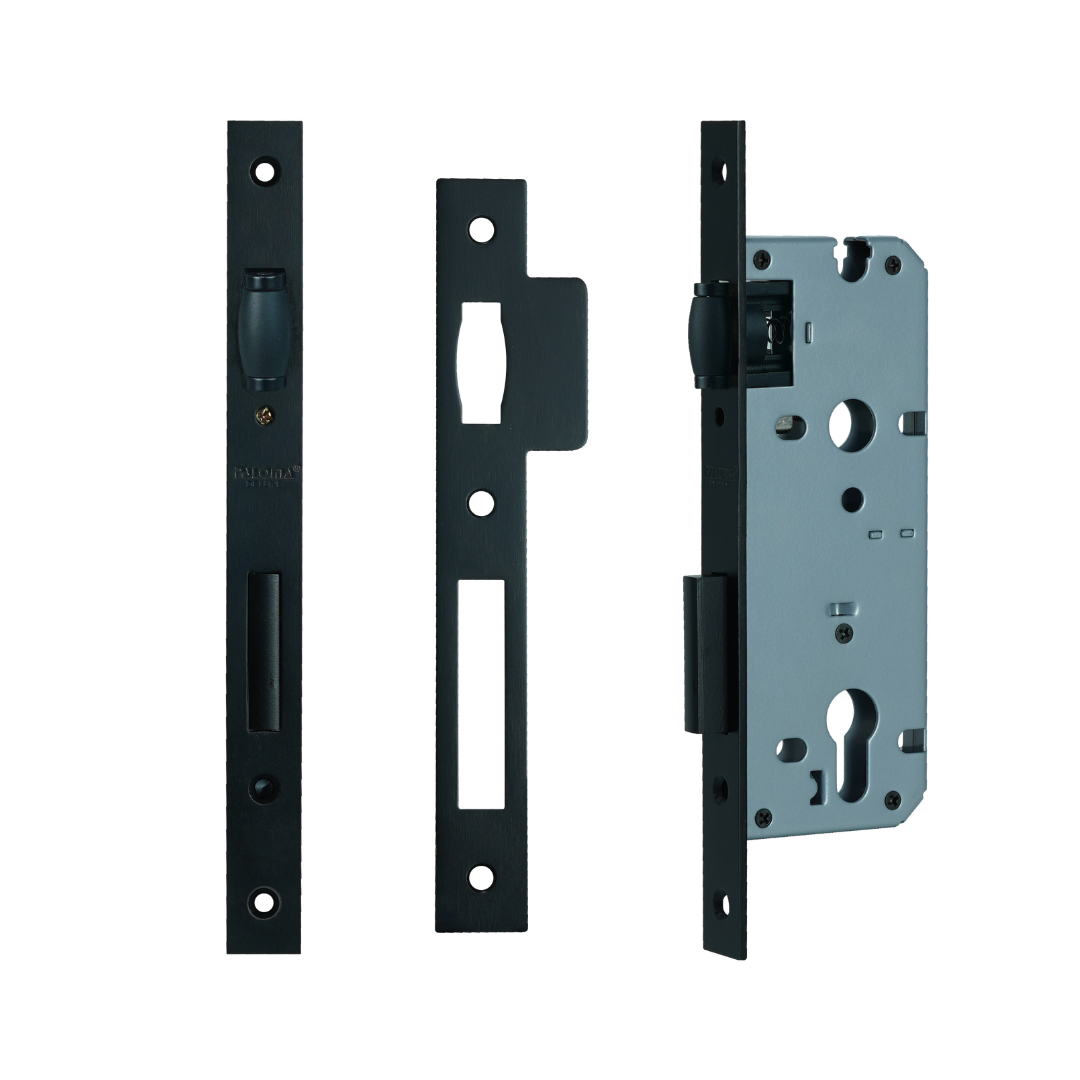 Paloma Badan Kunci Mortise Lock MLP 528 Hitam