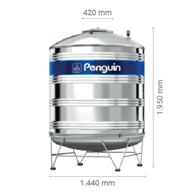 Penguin Tangki Air Stainless Steel TBSK 2000 2000 L