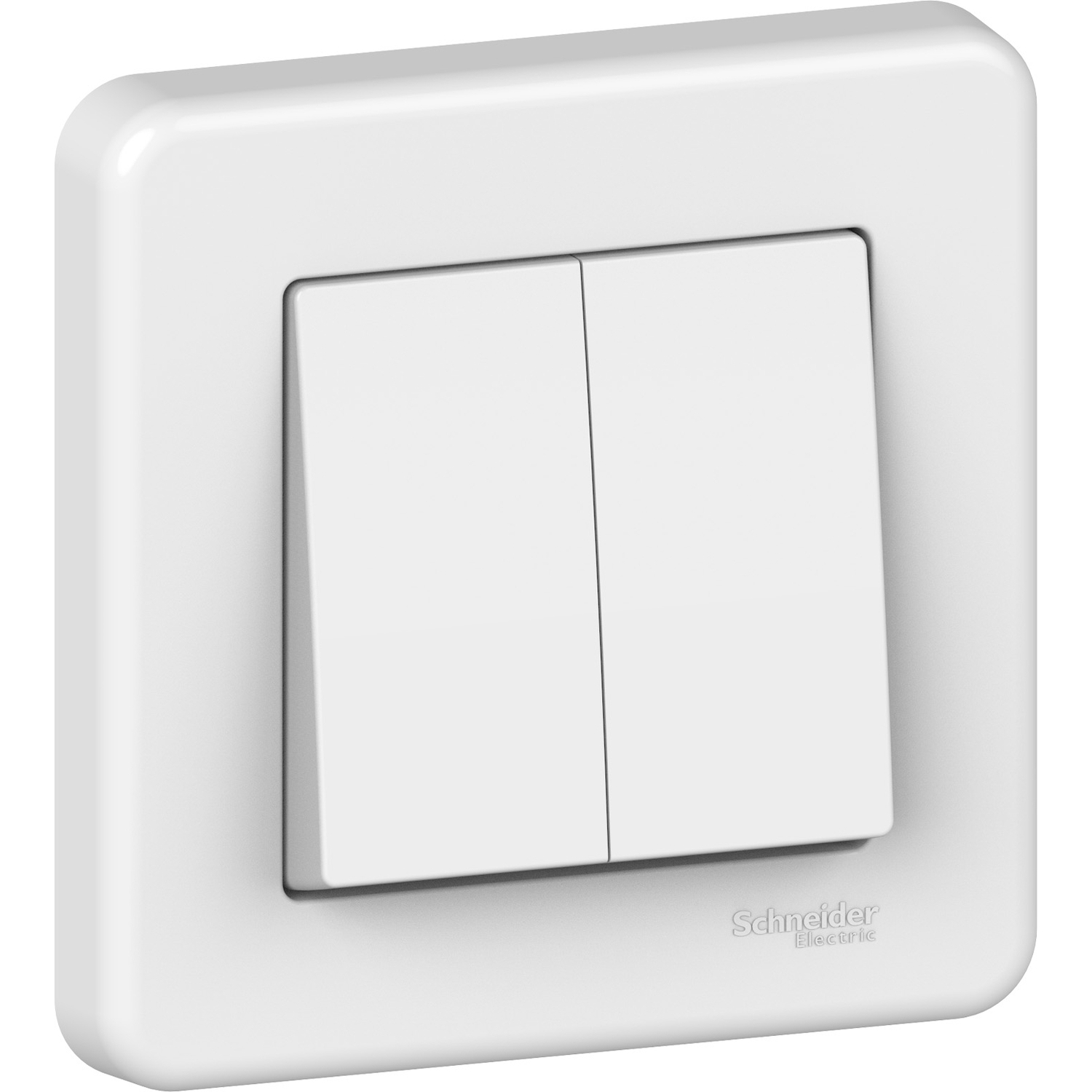 Schneider Saklar LNA0300321 Leona 2 Gang Putih