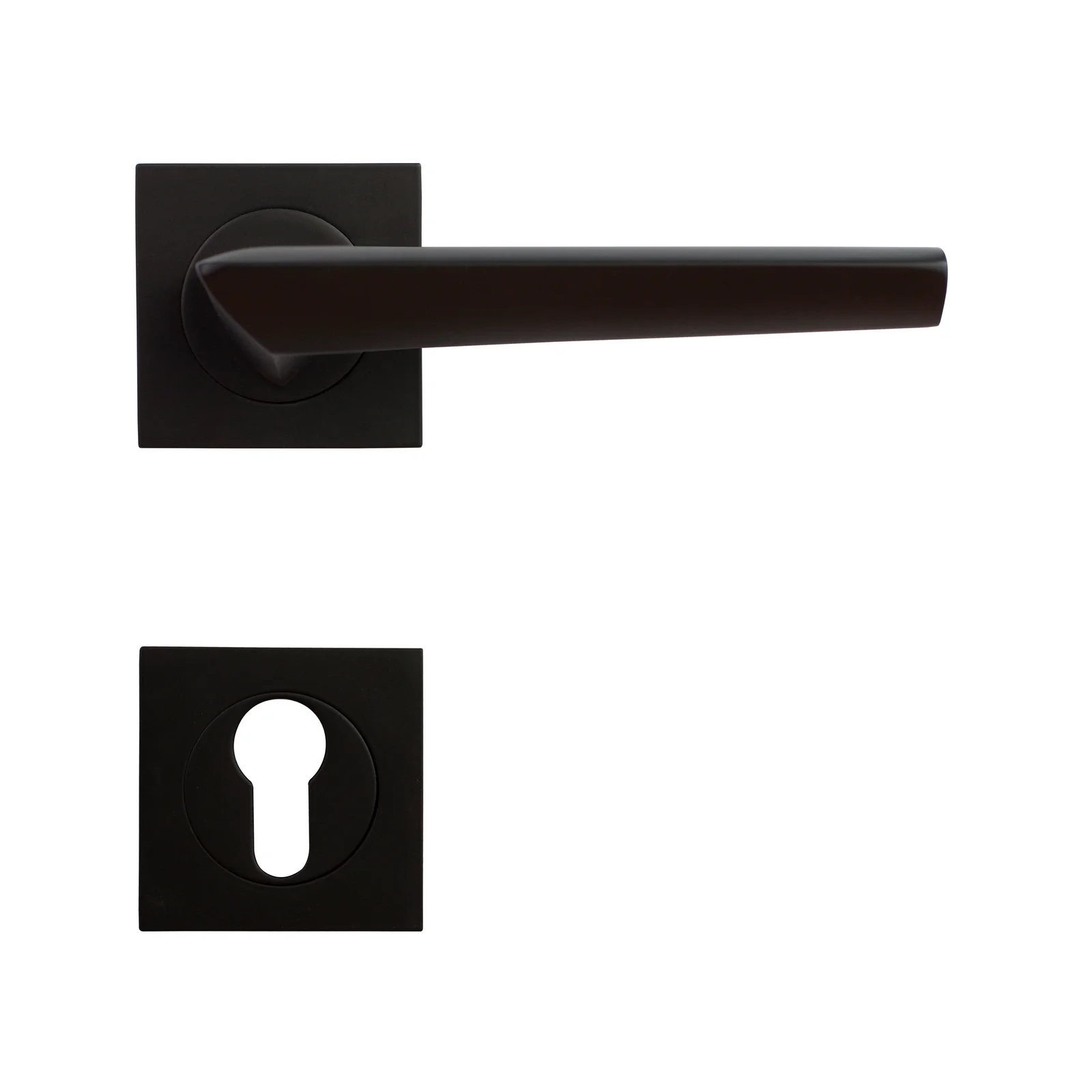 Paloma Handle HRP 5407 Roses Devlin SQ ZZ Matte Black