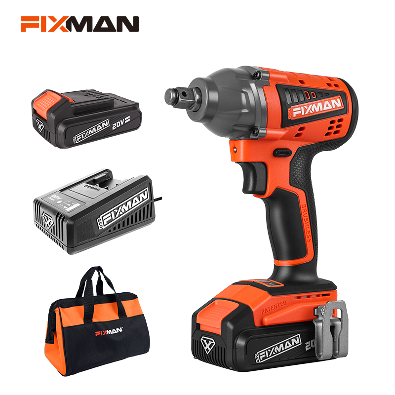Fixman Mesin Bor Tanpa Kabel FL105001-07 Orange